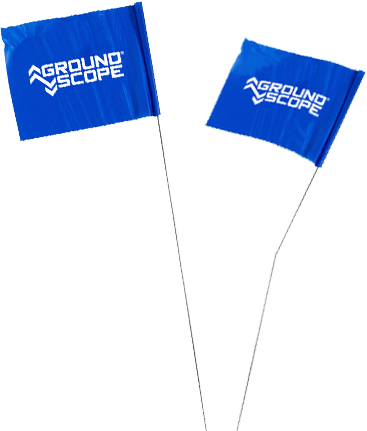 GroundScope marking flags